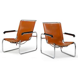 MARCEL BREUER Pair of lounge chairs