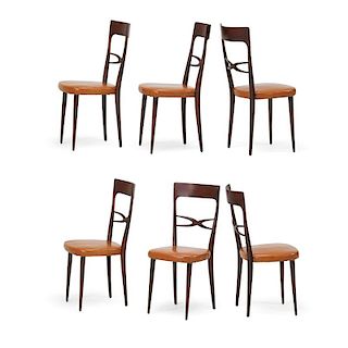 MELCHIORRE BEGA Six dining chairs