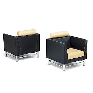 ETTORE SOTTSASS Pair of Eastside chairs