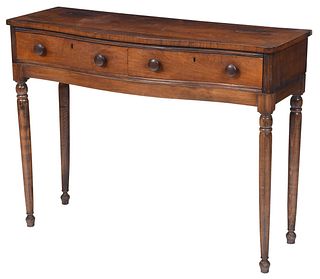 Continental Fruitwood Console Table
