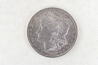 1890 P MORGAN SILVER DOLLAR