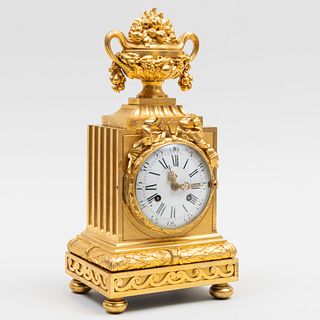 Louis XVI Ormolu Mantle Clock