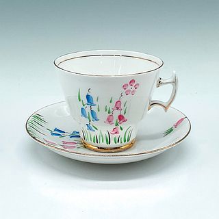 2pc TF&S Phoenix Ware Teacup and Saucer, English Art Deco