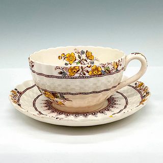Copeland Spode Breakfast Cup and Saucer, Buttercup