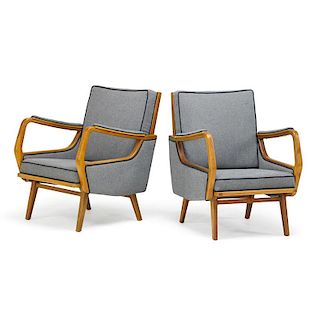 AMERICAN MODERN Pair of lounge chairs