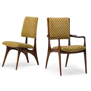 VLADIMIR KAGAN; KAGAN-DREYFUSS Two chairs