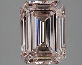 Lab Grown 7.02 ct, Color Fancy Pink/VS2 GIA Graded Diamond