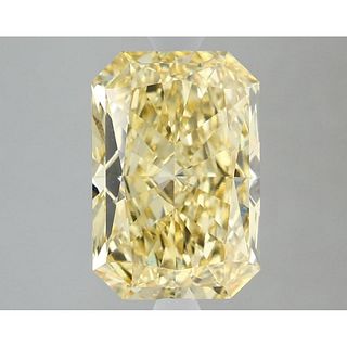 3.02 ct, Vivid Yellow/VS1, Radiant cut IGI Graded Lab Grown Diamond