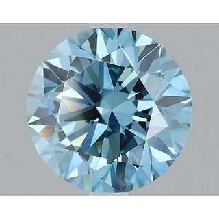 2.22 ct, Vivid Blue/VVS2, Round cut IGI Graded Lab Grown Diamond