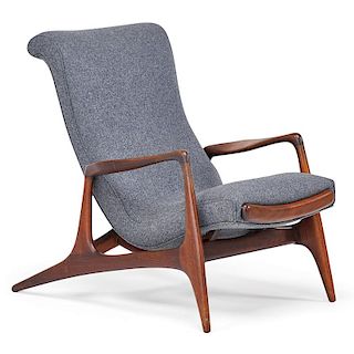 VLADIMIR KAGAN Adjustable lounge chair