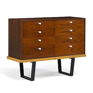 GEORGE NELSON Thin Edge cabinet and bench