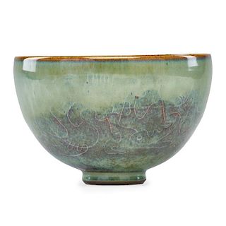 EDWIN AND MARY SCHEIER Bowl with abstract design