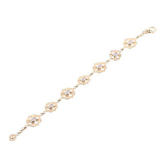 Buccellati Opera 18k Gold Diamond Bracelet