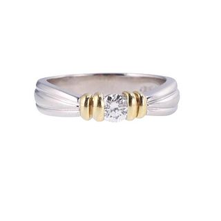 Scott Kay Platinum 18k Gold Diamond Band Ring