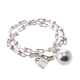 Tiffany &amp; Co HardWear Sterling Silver Charm Wrap Bracelet