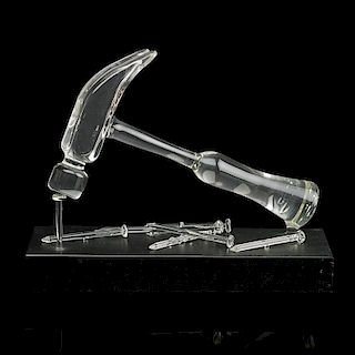 HANS FRABEL Glass sculpture
