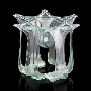 SYDNEY CASH Glass sculpture (Star of David)
