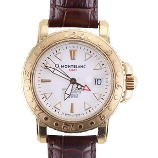 Montblanc GMT Sport XXL 18k Gold Automatic Watch 7066PL 156.9 grams