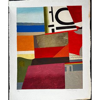 Max Papert (1911-1994) Carborundum Etching, Untitled 2, Signed