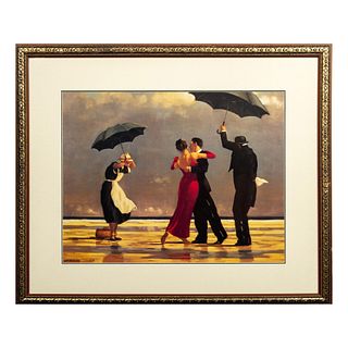 Jack Vettriano, Large Color Lithograph, The Singing Butler