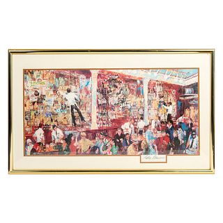 Leroy Neiman, Large Offset Lithograph Poster on Paper Signed