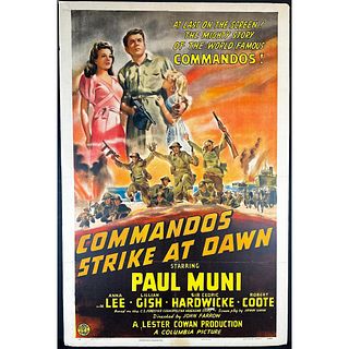 Commandos Strike at Dawn Movie Poster