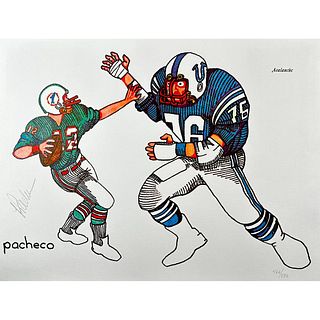 Ferdie Pacheco (1927-2017) Poster, Avalanche signed