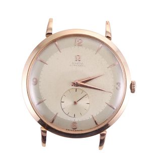 Omega 1960s 18k Rose Gold Automatic Watch 