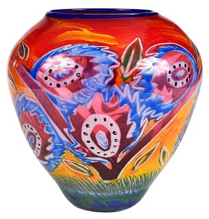 Andiamo Art Glass Vase
