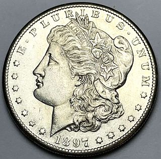 1897-S Morgan Silver Dollar MS62