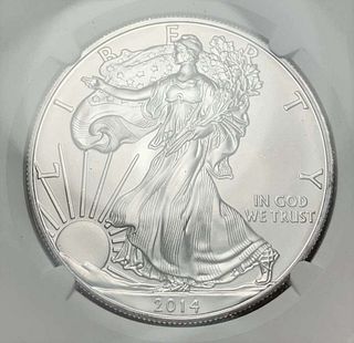 2014(S) American Silver Eagle NGC MS69 Early Releases