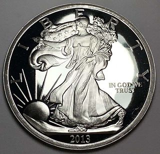 Giant Half Pound 2013 American Eagle Design Proof .999 Silver