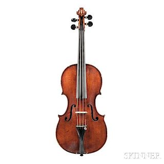 Violin, Ascribed to Jacob Horil, labeled Jacobus Horil musicus instru-/mentalis fecit Romae Anno 1755, length of back 358 mm,