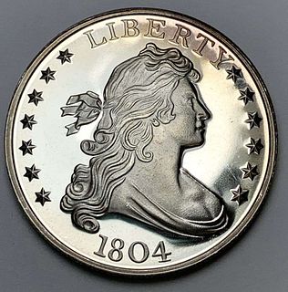 1804 Draped Bust Design 1 ozt .999 Silver