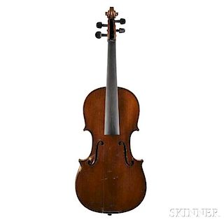 French Violin, Jenny Bailly, Paris, 1919, bearing the maker's label, length of back 359 mm.