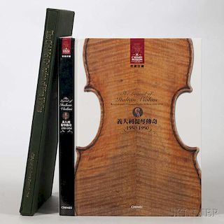 Two Books by the Chi-Mei Culture Foundation, The Legend of Italian Violins and The Chi-Mei Collection of Fine Violins.