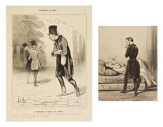 2 Honore Daumier (French 1808-1879) lithographs