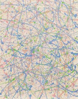 Stanley Casselman, (American, b. 1963), Untitled (Blue, Pink, Green)