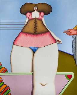 Robert Lostutter, (American, b. 1939), Untitled (Mini Skirt Woman), 1969