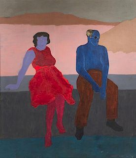 March Avery, (American, b. 1932), Father and Mother, 1962