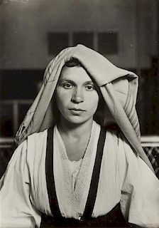 Lewis Wickes Hine, (American, 1874-1940), Untitled (Portrait of a Woman)