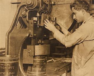 Lewis Wickes Hine, (American, 1874-1940), Machine Worker, c. 1910