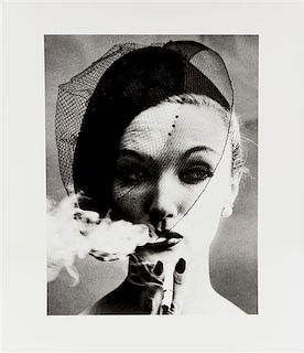 William Klein, (American, b. 1928), Smoke+Veil, 1958 (Vogue)