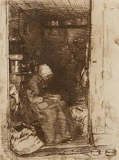 * James Abbott McNeill Whistler, (American, 1834–1903), La vielle aux loques, 1858