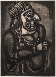 Georges Rouault, (French, 1871-1958), Nous croyants rois (pl. 7 from Miserere), 1923
