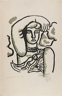After Fernand Leger, (French, 1881-1955), Marie l'acrobate, 1955