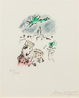 Marc Chagall, (French/Russian, 1887-1985), David, 1973