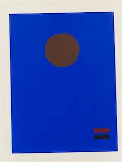 * Adolph Gottlieb, (American, 1903-1974), Blue Night, 1970