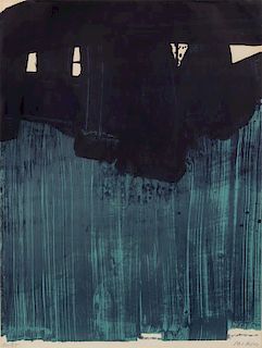 Pierre Soulages, (French, 1919), Lithographie No 23, 1969