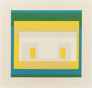 Josef Albers, (American, 1888-1976), Variant II (from Ten Variants), 1966